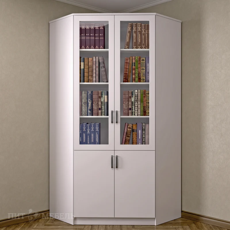 Книжный угловой шкаф №2 фото 1