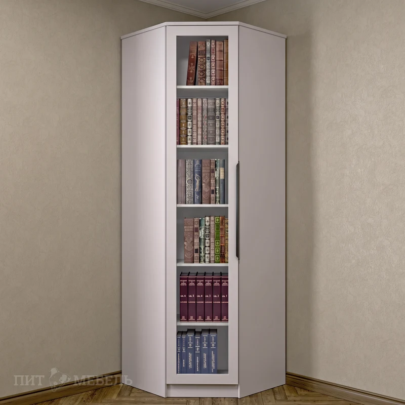Угловой книжный шкаф №1 фото 1