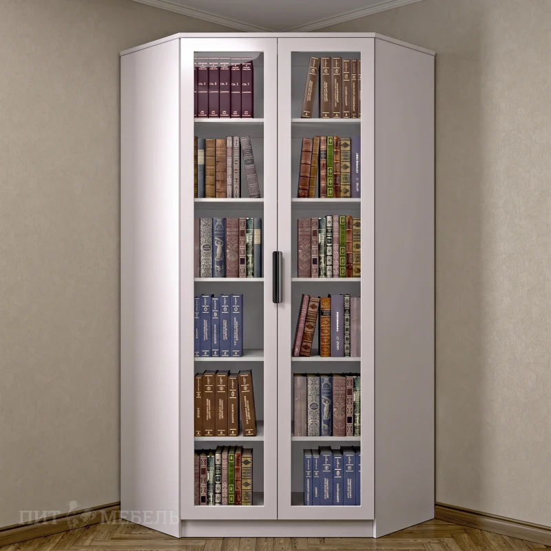 Книжный угловой шкаф №1 фото 1