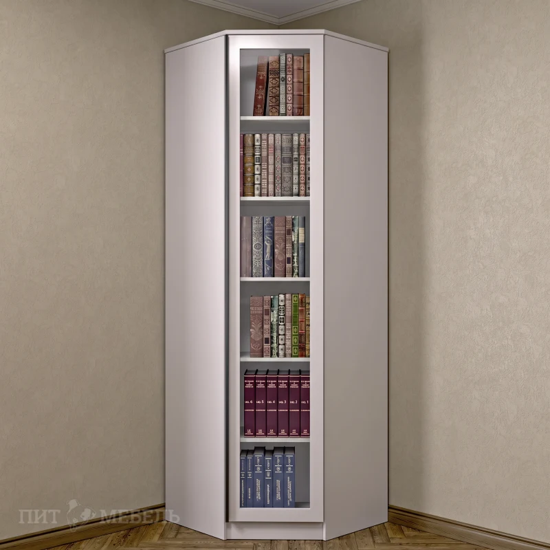 Угловой книжный шкаф №1 фото 1