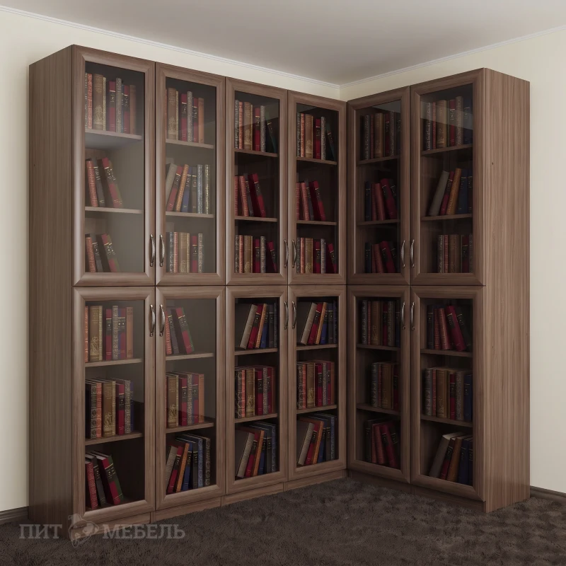 Книжный шкаф угловой №26 фото 1