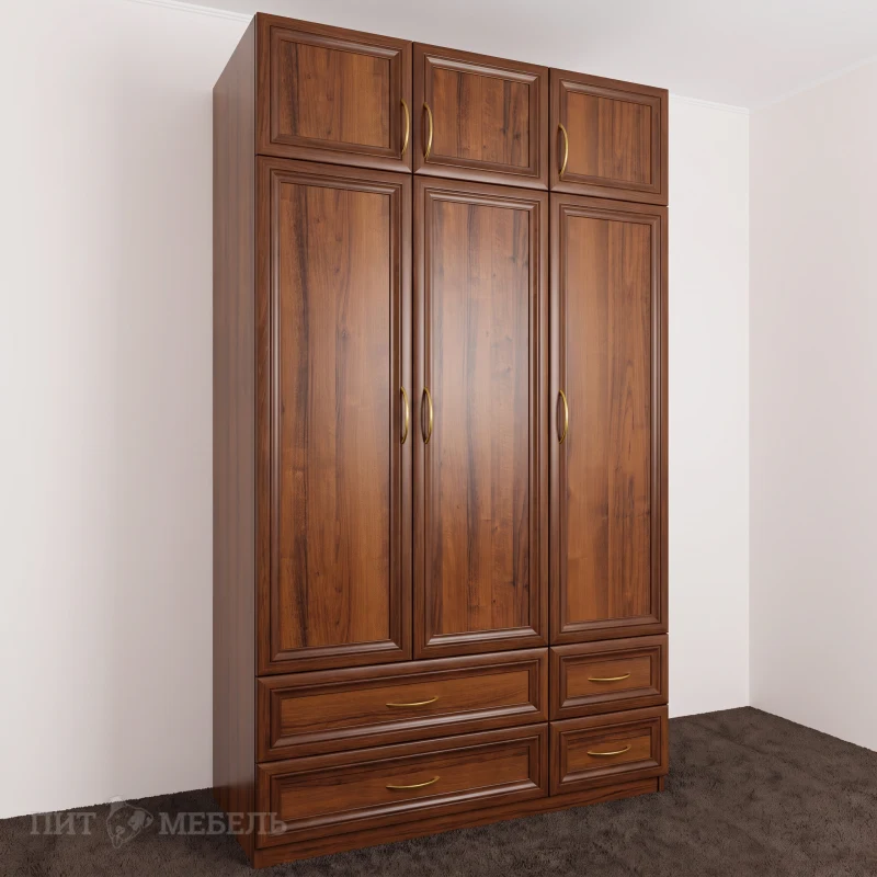 Распашной шкаф с антресолью 3/ 6 Бернсли фото 1