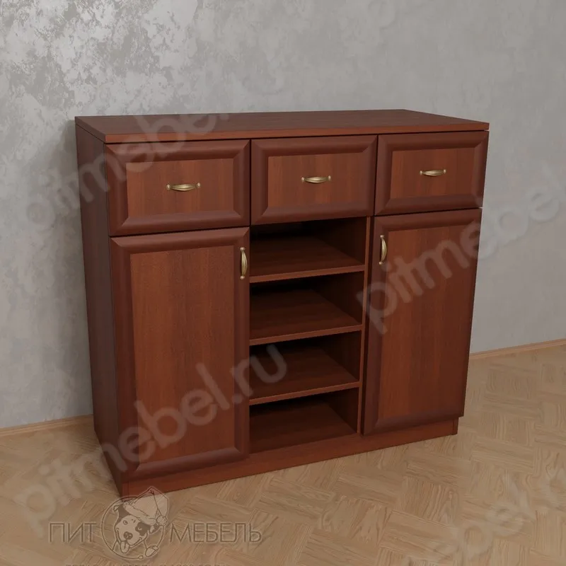 Комод Павия итальянский орех