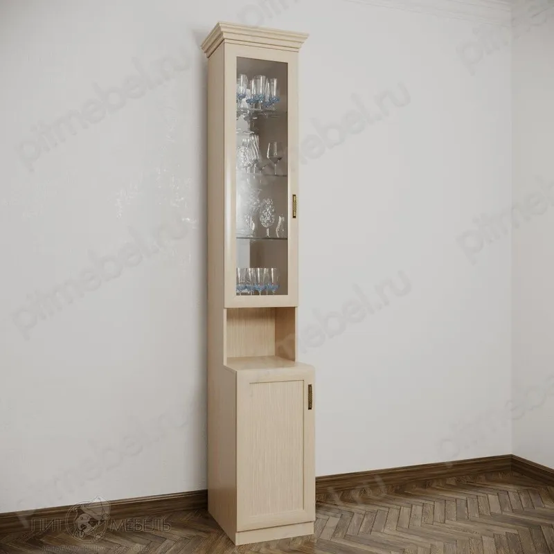 Сервант Фридрих молочный дуб