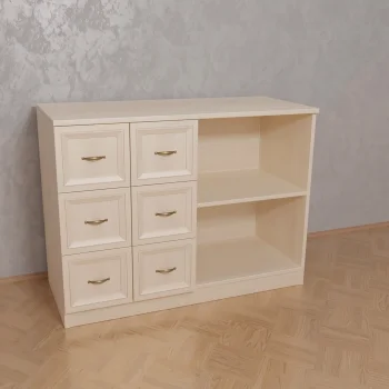 Комод Алассио молочный дуб