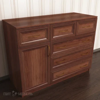 Комод 6 итальянский орех