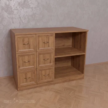 дуб крафт табачный фото 6