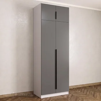 Распашной шкаф с антресолью 2/ 1 Гринвич Вена серый