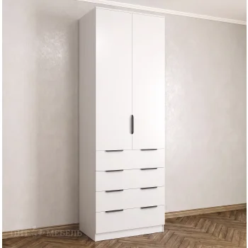 Распашной шкаф 2/ 3 Уотфорд Вена белый