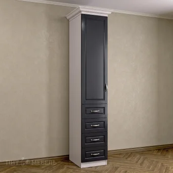Распашной шкаф 1/ 3 Брэнтвуд Амадеус графит