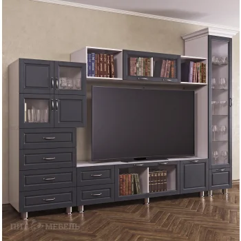 Мини-стенка 40 Шагрэ -3 Амадеус графит