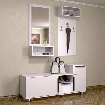 Прихожая 35 Трия Пит Вена белый