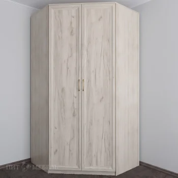 Угловой шкаф 2 Аскот дуб крафт белый