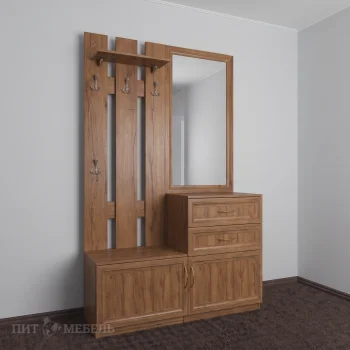 Прихожая 1 Жако Пит дуб крафт табачный