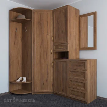 Прихожая Мария дуб крафт табачный